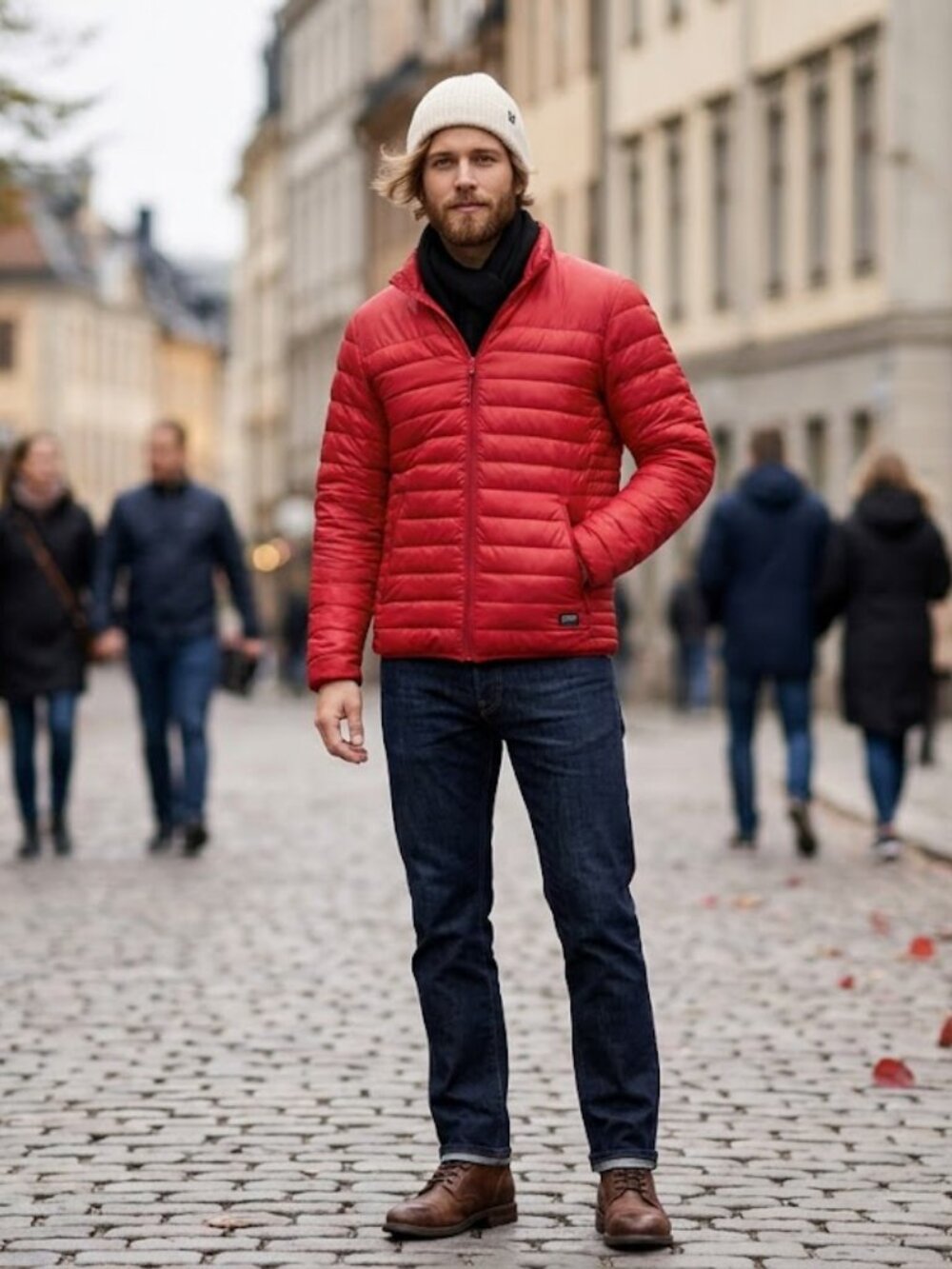 Jacket Pull & Bear Down Filled Lightweight Puffer Jacket Size Large